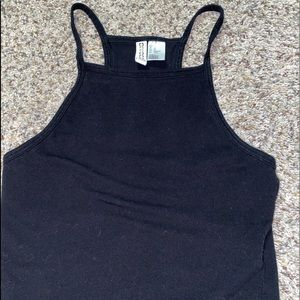 Divided halter top
